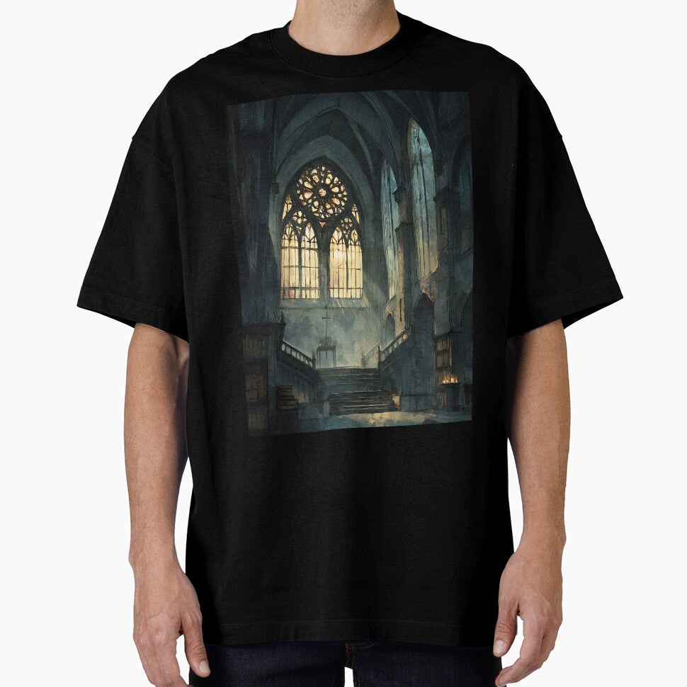 Moody Dark Academia Gothic Architecture by bapupa T-Shirts, Hoodie, Sweatshirt | BlankRebels.com (Image 1)
