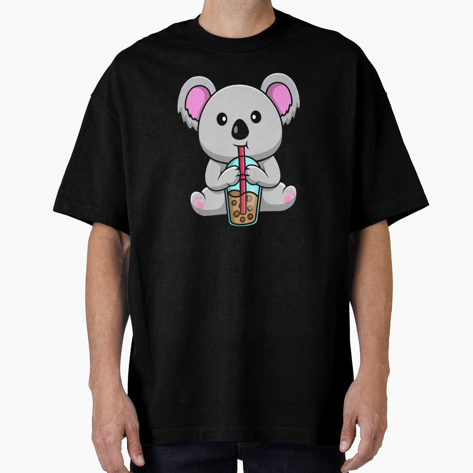 Bubble Tea Lover Cute kawaii koala by Artistusha T-Shirts, Hoodie, Sweatshirt | BlankRebels.com (Image 1)