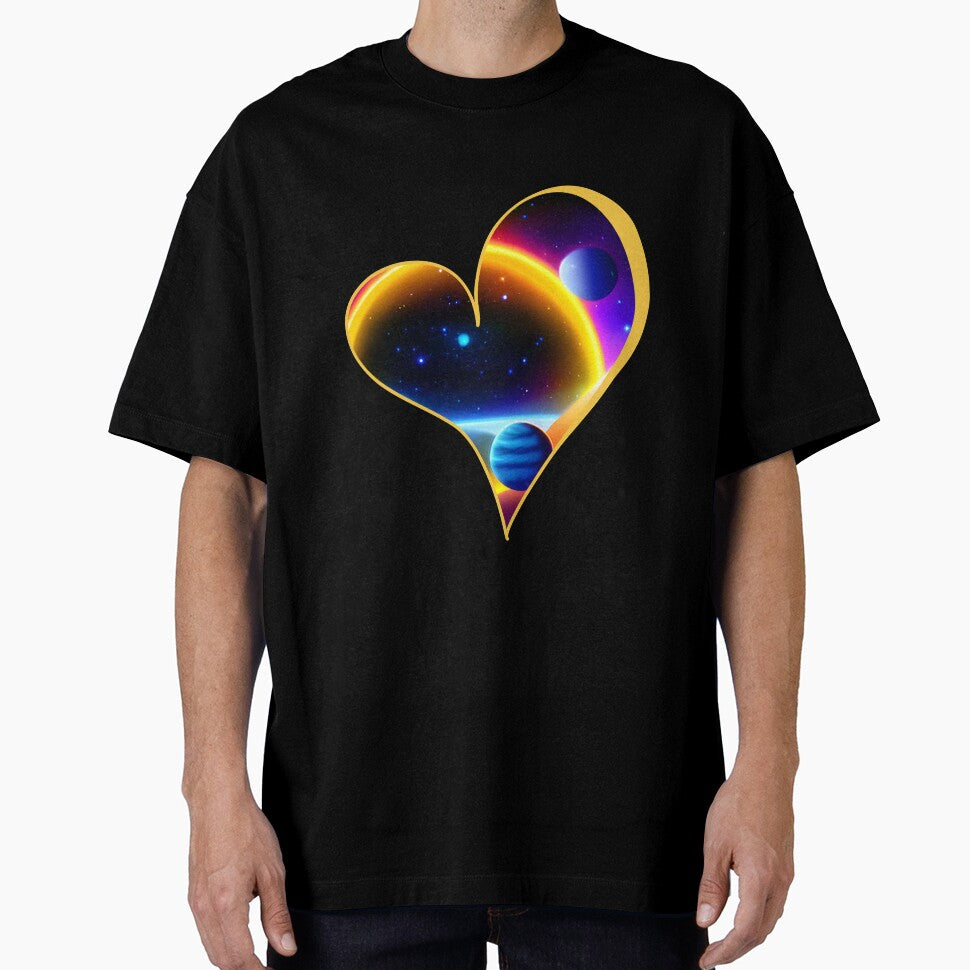 Space Heart by India2022 T-Shirts, Hoodie, Sweatshirt | BlankRebels.com (Image 1)