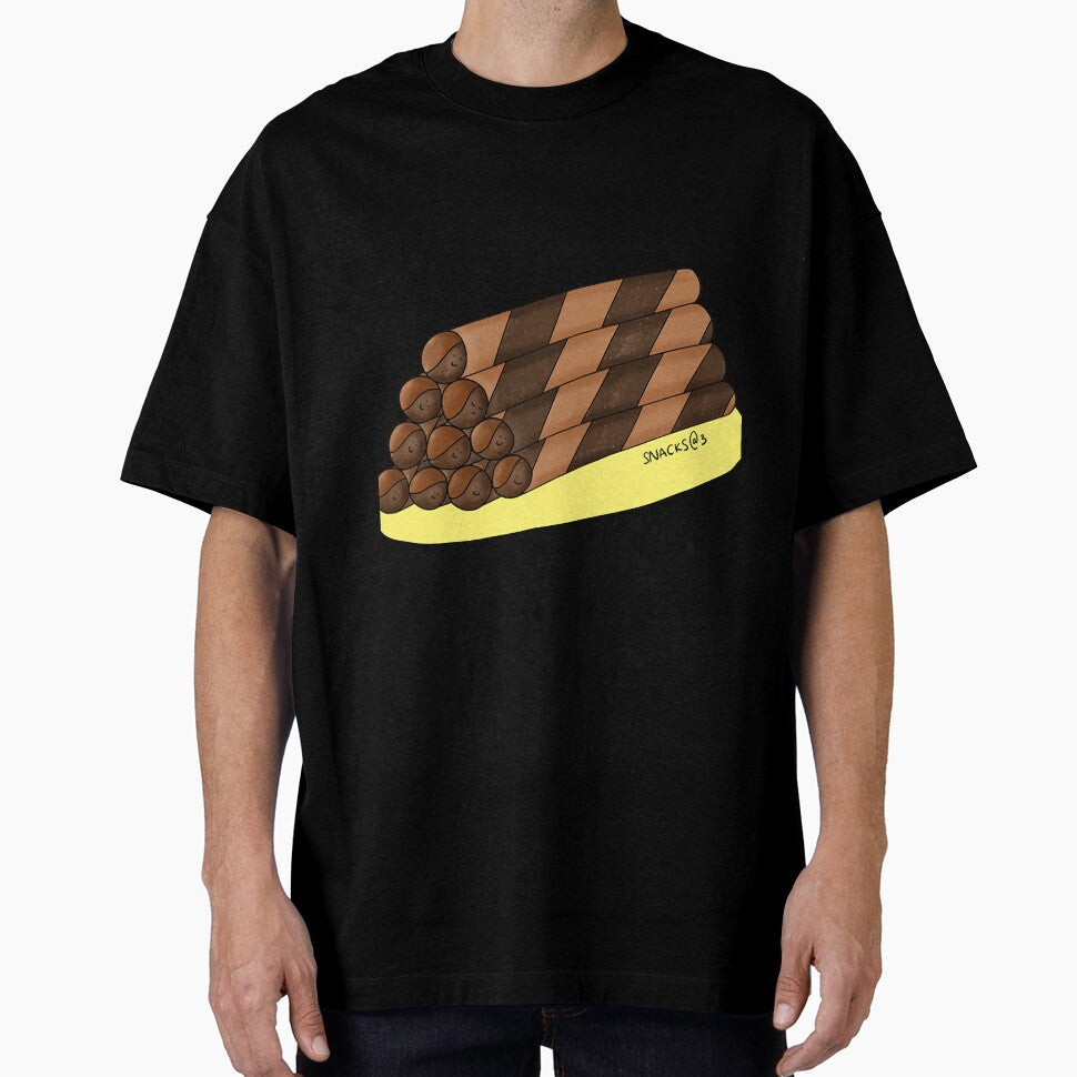 A pile of chocolate wafer rolls by HeatherBai1817 T-Shirts, Hoodie, Sweatshirt | BlankRebels.com (Image 1)