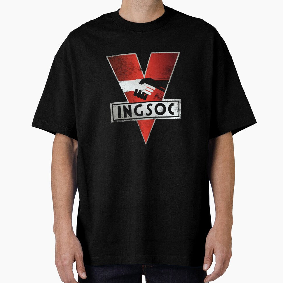1984 INGSOC Logo George Orwell by JohnMatrix420 T-Shirts, Hoodie, Sweatshirt | BlankRebels.com (Image 1)
