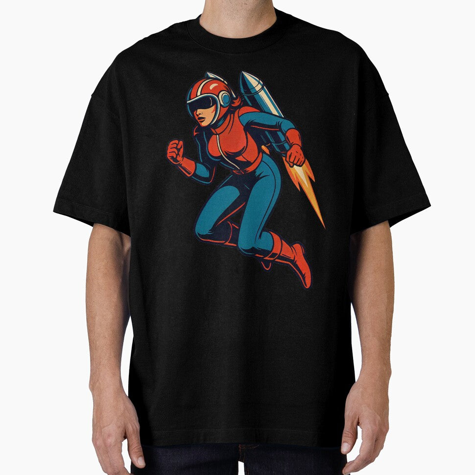 Rocket Ranger - Elaine by CobaulteBlue T-Shirts, Hoodie, Sweatshirt | BlankRebels.com (Image 1)
