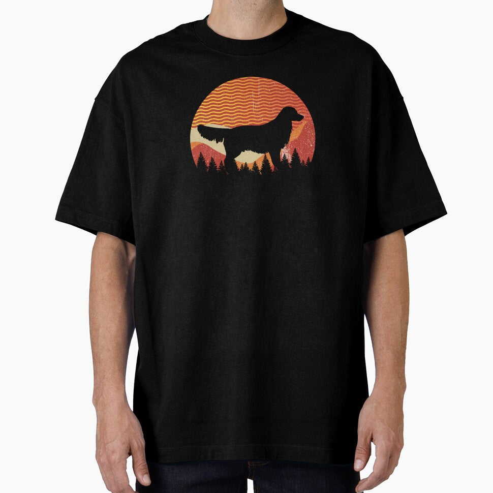 Distressed Wavy Lines Sky Golden Retriever Dog Gift by Guarddogdrive T-Shirts, Hoodie, Sweatshirt | BlankRebels.com (Image 1)