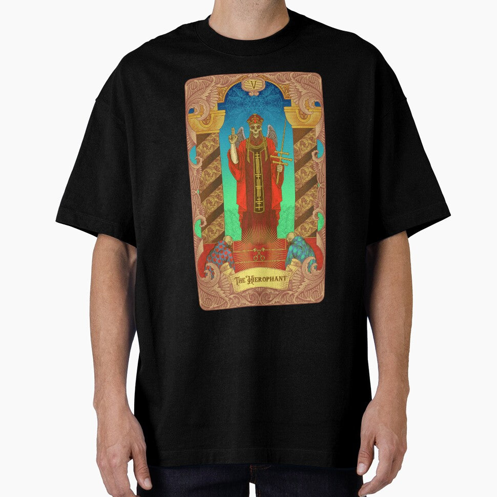 The Hierophant Tarot Illustration by WOLForDEER T-Shirts, Hoodie, Sweatshirt | BlankRebels.com (Image 1)