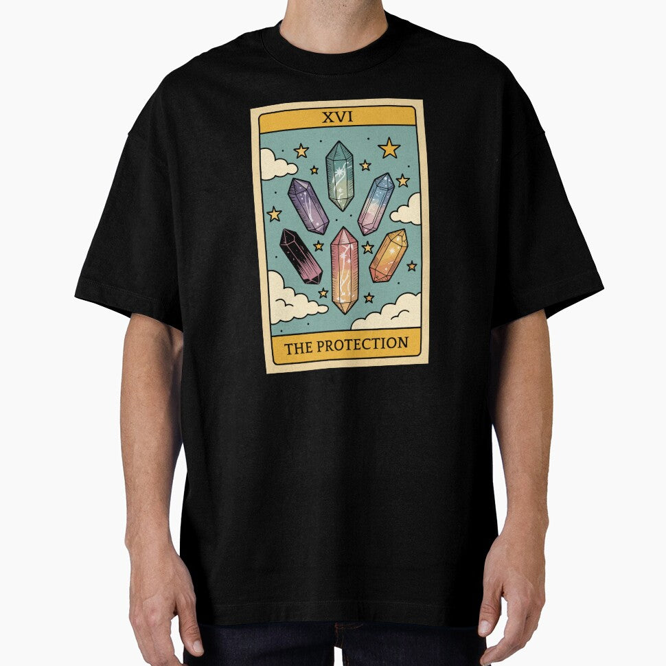 Tarot Card - The Protection (Crystals Lover) I by Lemon Pepper T-Shirts, Hoodie, Sweatshirt | BlankRebels.com (Image 1)