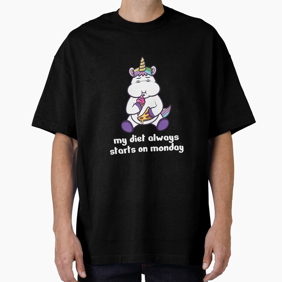 My Diet Always Starts On Monday by thailam4598 T-Shirts, Hoodie, Sweatshirt | BlankRebels.com (Image 1)