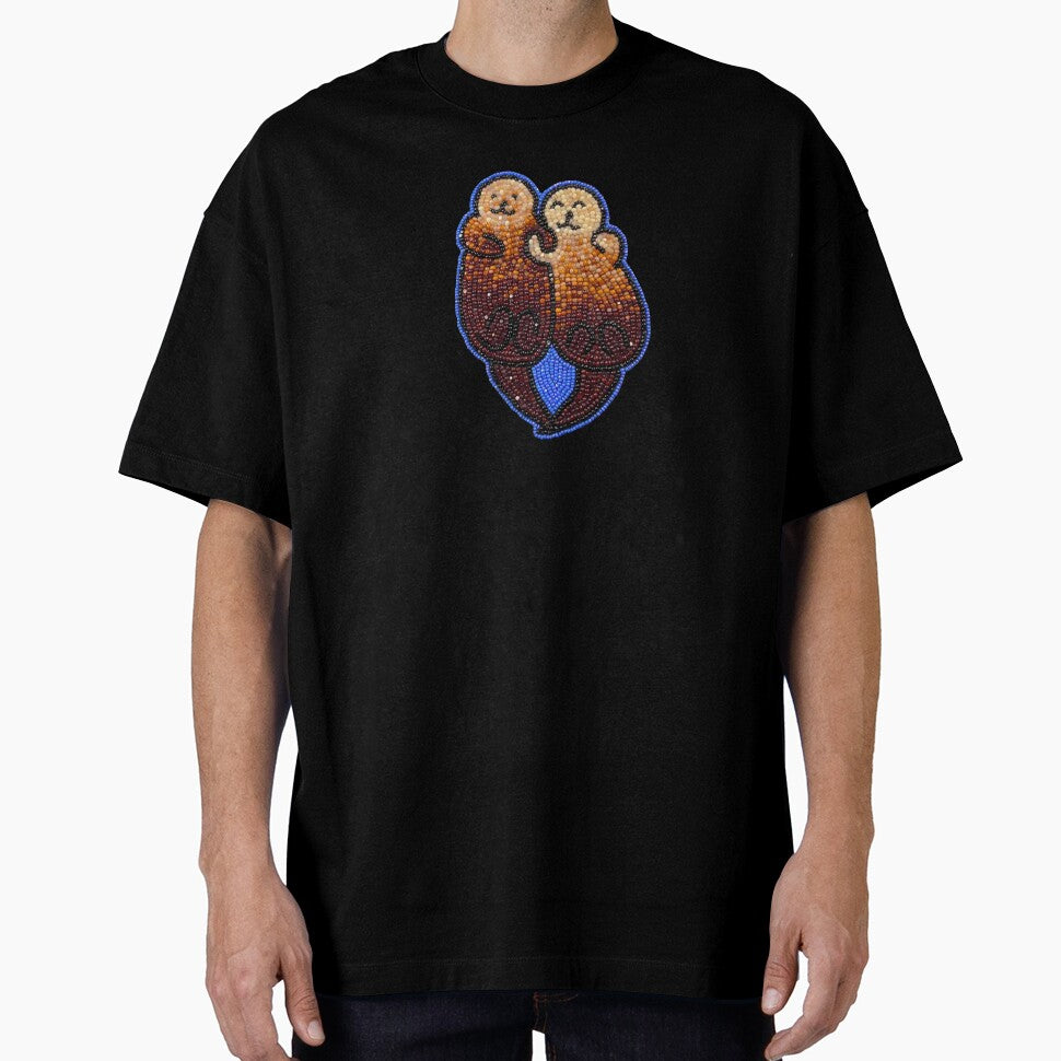 Otters by SweetGrassBeads T-Shirts, Hoodie, Sweatshirt | BlankRebels.com (Image 1)