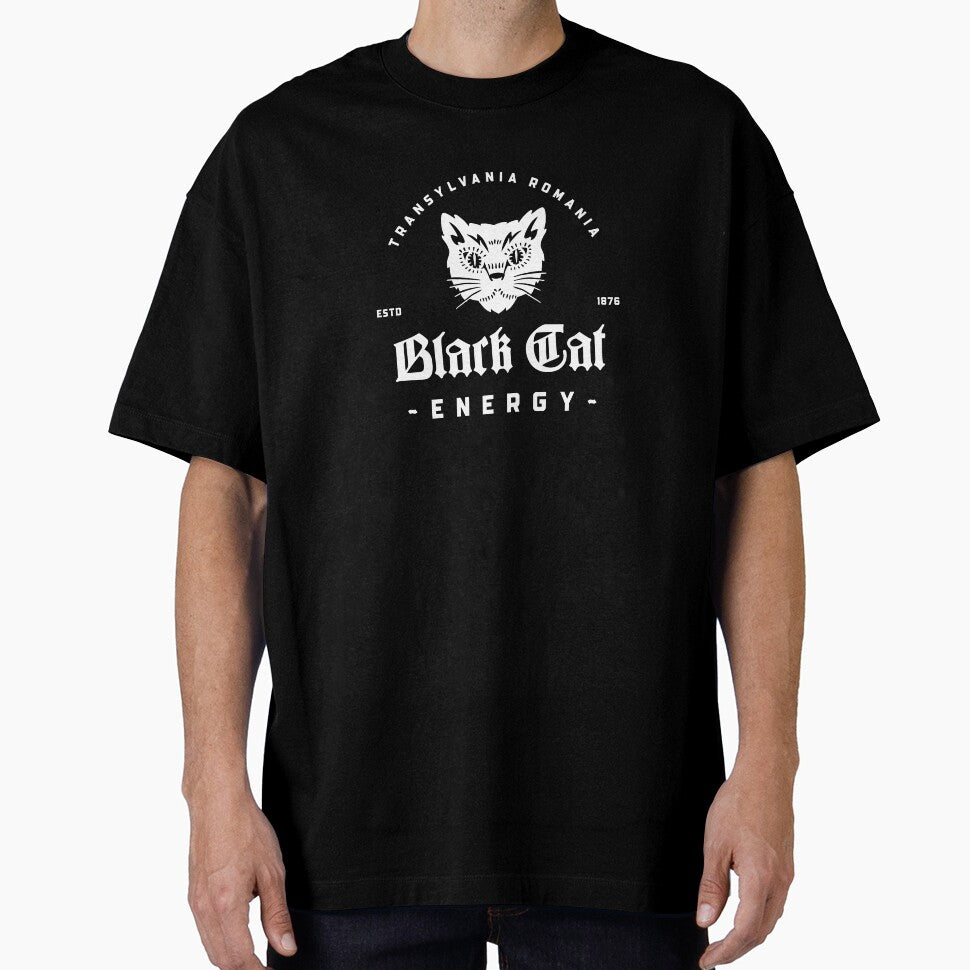 Black Cat Energy-black anime cat by RMPtees11 T-Shirts, Hoodie, Sweatshirt | BlankRebels.com (Image 1)