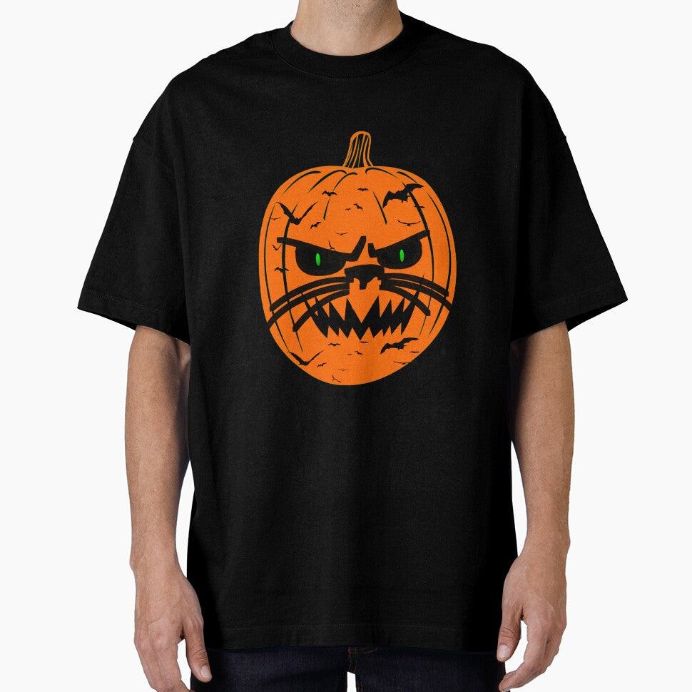 Pumpkin kitty | Halloween pet art by ZOBBI T-Shirts, Hoodie, Sweatshirt | BlankRebels.com (Image 1)