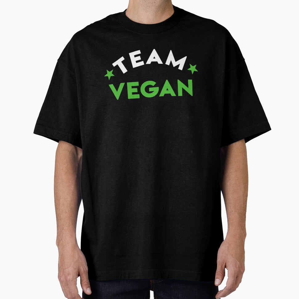 Team Vegan Green Tshirt by geekySlicks Hoodie, Sweatshirt | BlankRebels.com (Image 1)