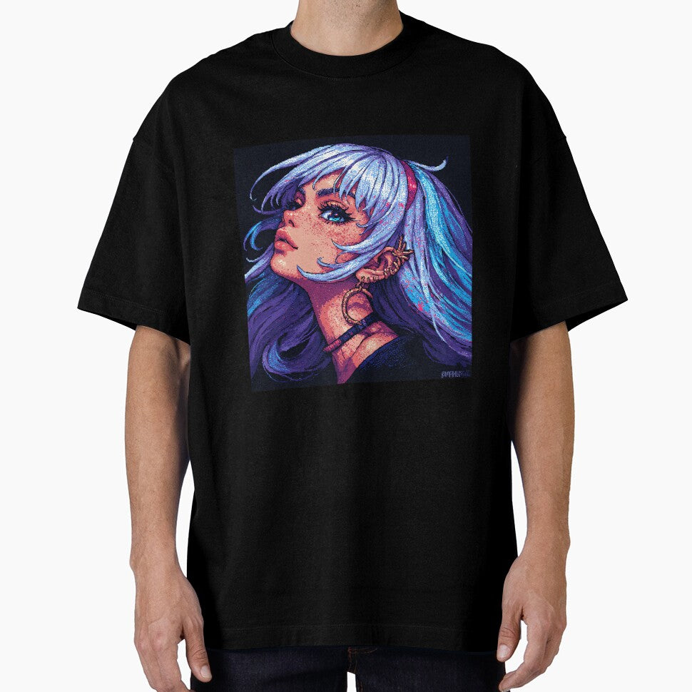 Retro cool Beautiful Girl colorful by jimcaza T-Shirts, Hoodie, Sweatshirt | BlankRebels.com (Image 1)