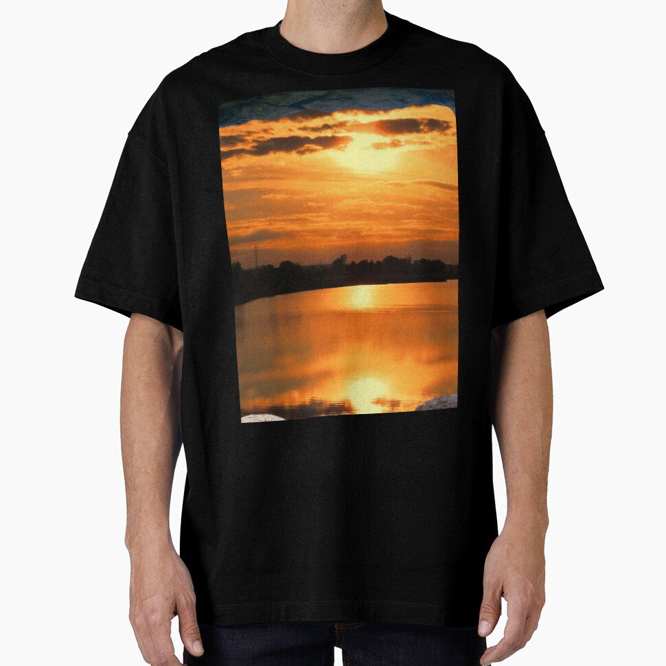 BEAUTIFUL SUNSET OVER THE LAKE by MJ96-PRO T-Shirts, Hoodie, Sweatshirt | BlankRebels.com (Image 1)