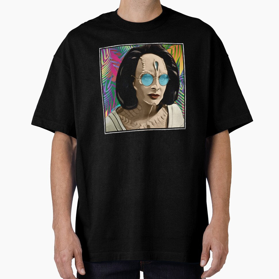 Murder Lizard Revolutionary on Tropical Vacation Sci-Fi Parody by orionlodubyal T-Shirts, Hoodie, Sweatshirt (Image 1)