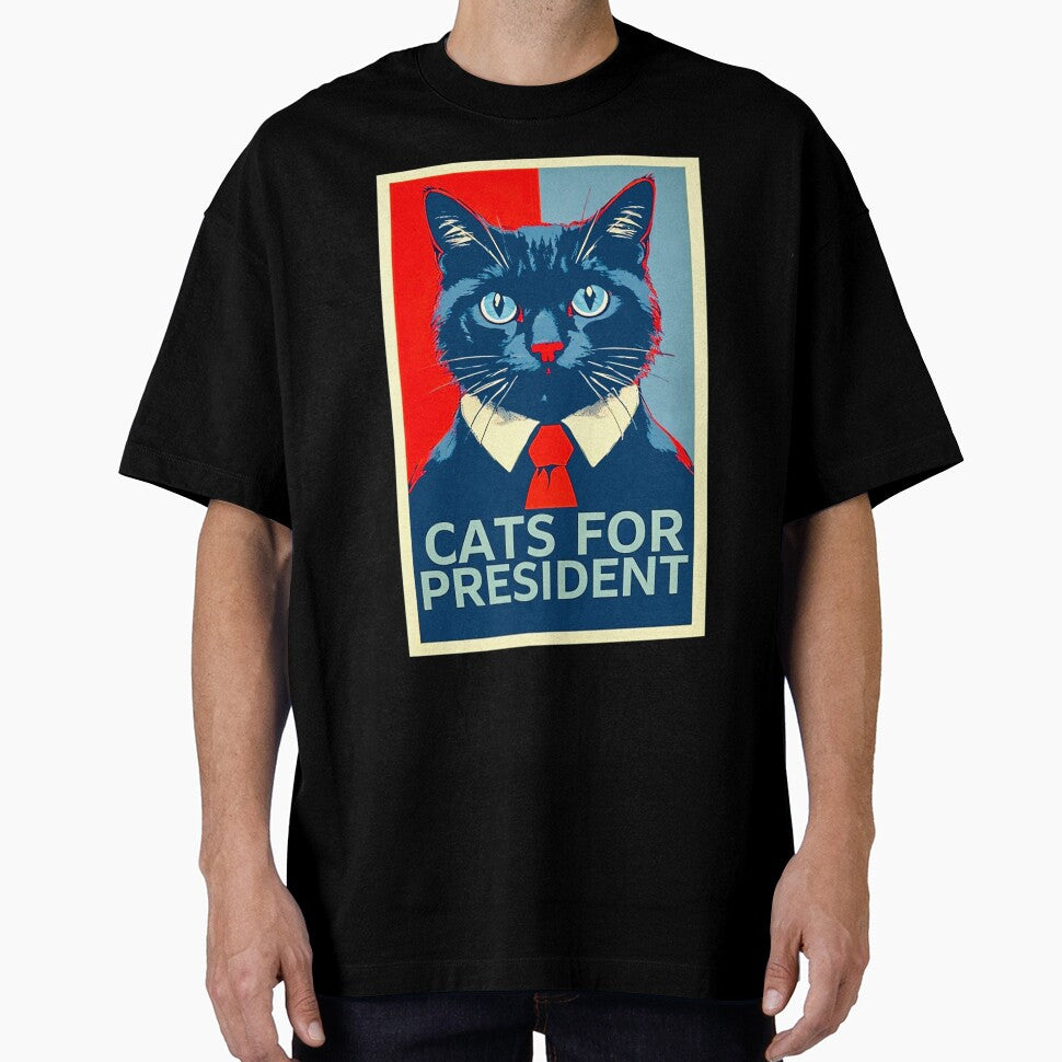 Cats for president 2024 by erozzz T-Shirts, Hoodie, Sweatshirt | BlankRebels.com (Image 1)