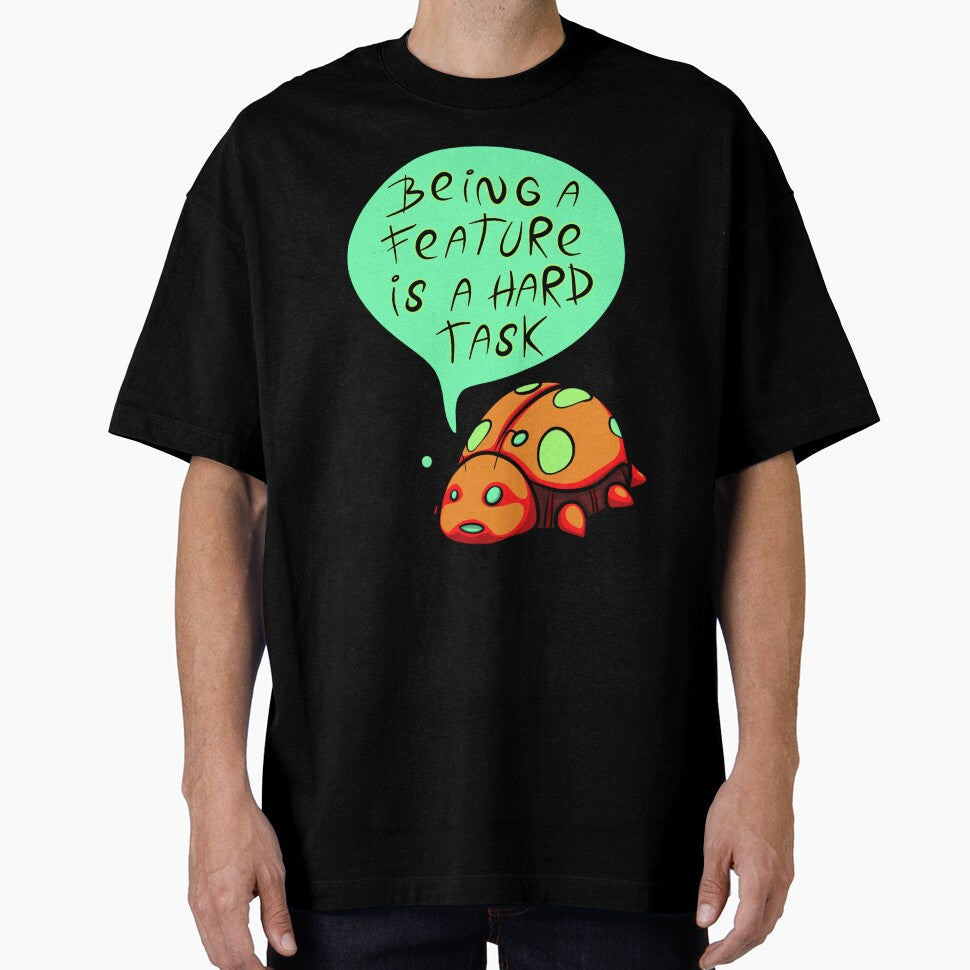 Its not a bug its a feature cartooon by ariverrr T-Shirts, Hoodie, Sweatshirt | BlankRebels.com (Image 1)