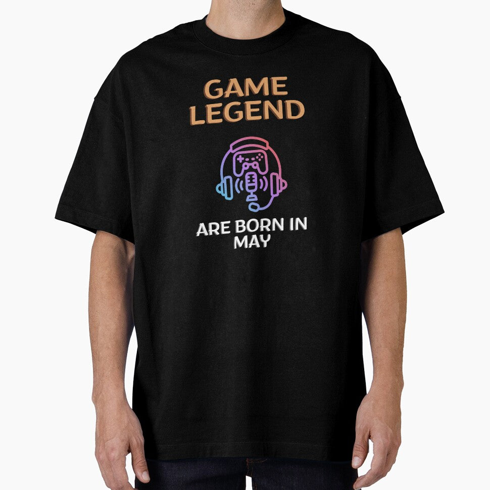 Game legend - Born in May - BW by Nemesiscrowd T-Shirts, Hoodie, Sweatshirt | BlankRebels.com (Image 1)