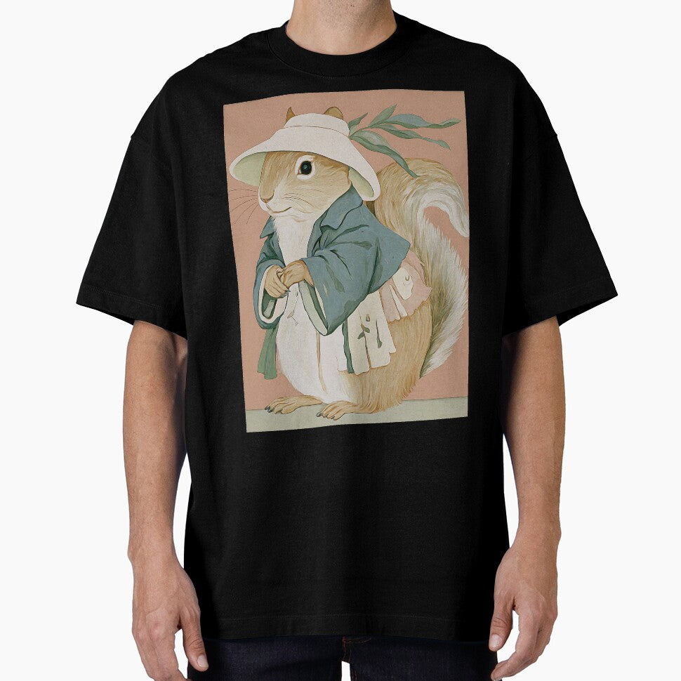 Whimsical Cottagecore Squirrel by bapupa T-Shirts, Hoodie, Sweatshirt | BlankRebels.com (Image 1)
