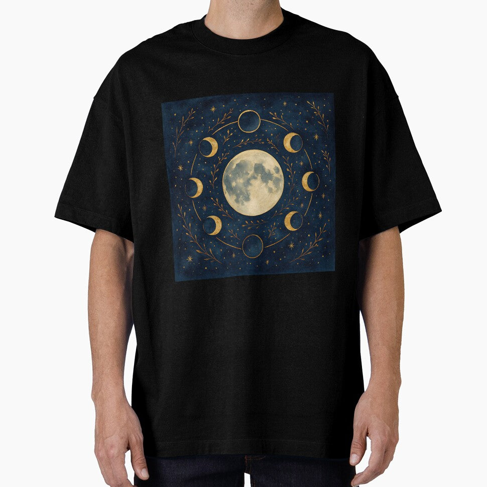 Mystic Moon Phase Cycle – Celestial Lunar Art by qfvnisfenj3 T-Shirts, Hoodie, Sweatshirt | BlankRebels.com (Image 1)