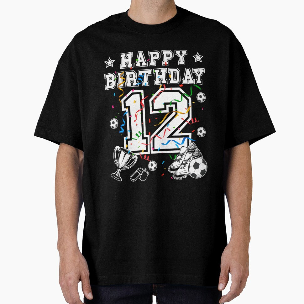 Soccer Birthday 12 Years Soccer jersey Soccer ball by Shirt-Designs