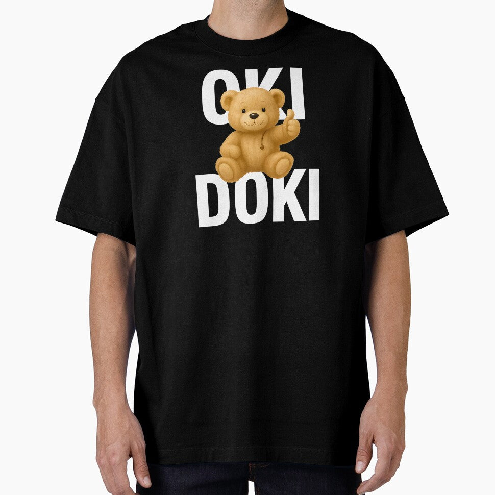 “Oki Doki” Teddy Bear by Les-Ink-Studio T-Shirts, Hoodie, Sweatshirt | BlankRebels.com (Image 1)