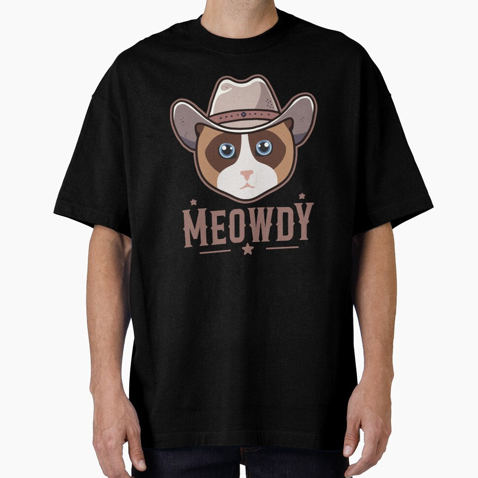 Snowshoe Cat Meowdy by Clara Hollins T-Shirts, Hoodie, Sweatshirt | BlankRebels.com (Image 1)