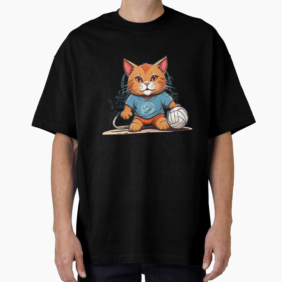 cat playing volleyball by Karaz's Animal Kingdom