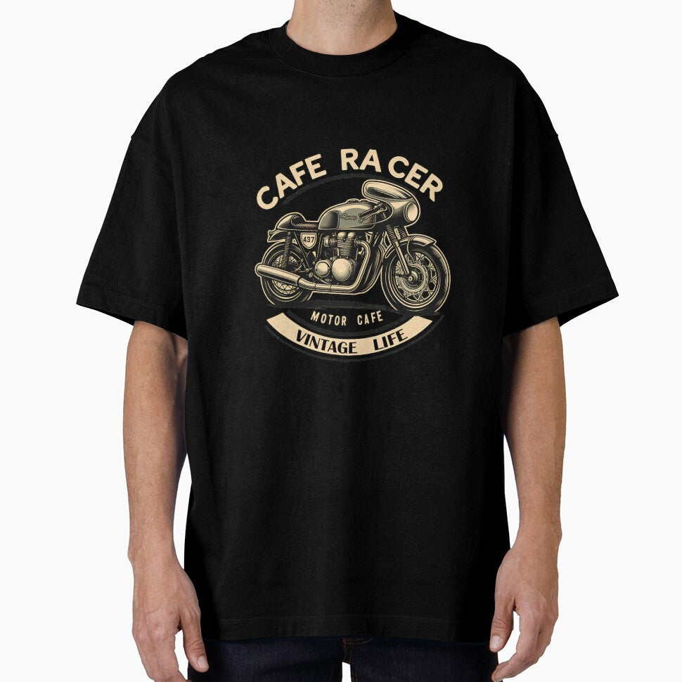 BIKER CAFE RACER T-SHIRT #2 by marko-stosic