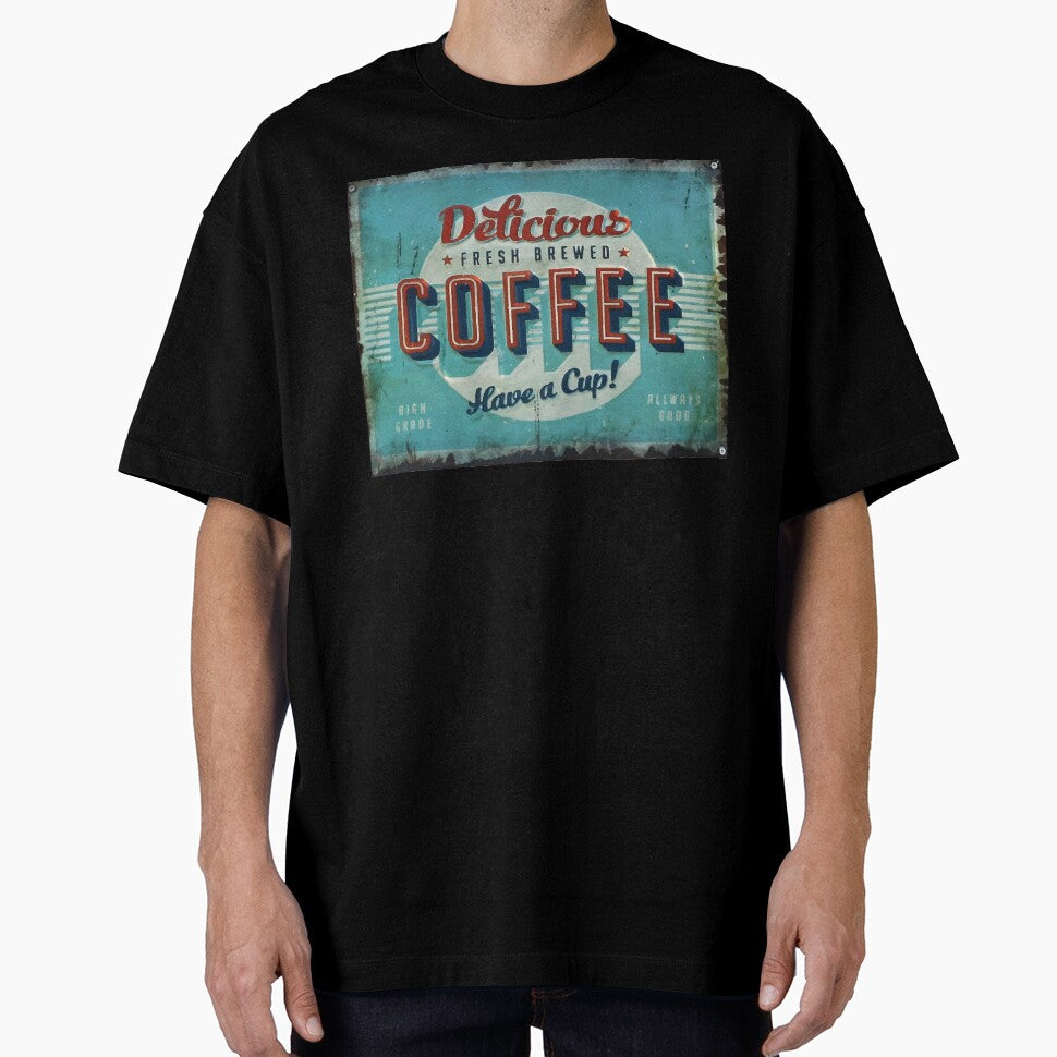 Coffee Lover Shop Vintage Retro Sign T-Shirts, Hoodie, Sweatshirt