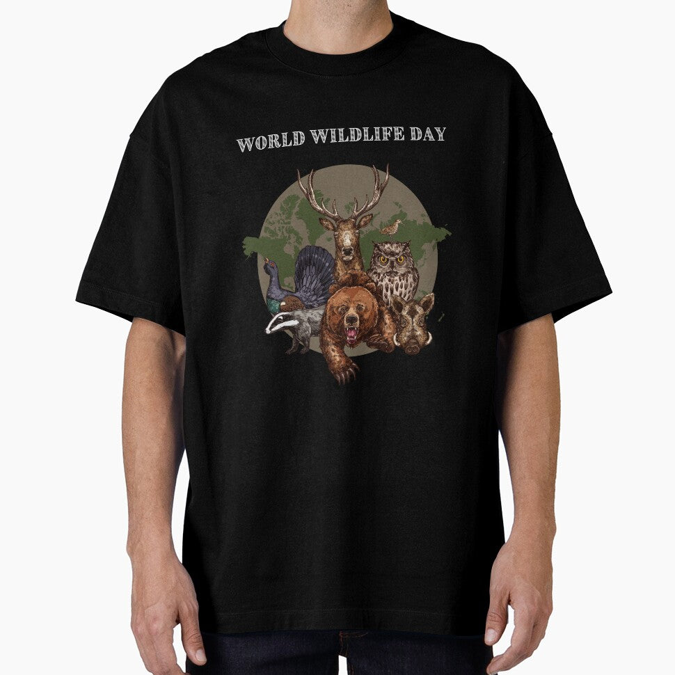 World Wildlife Day Design Love Nature and Animals by BeeClassyDesign T-Shirts, Hoodie, Sweatshirt | BlankRebels.com (Image 1)