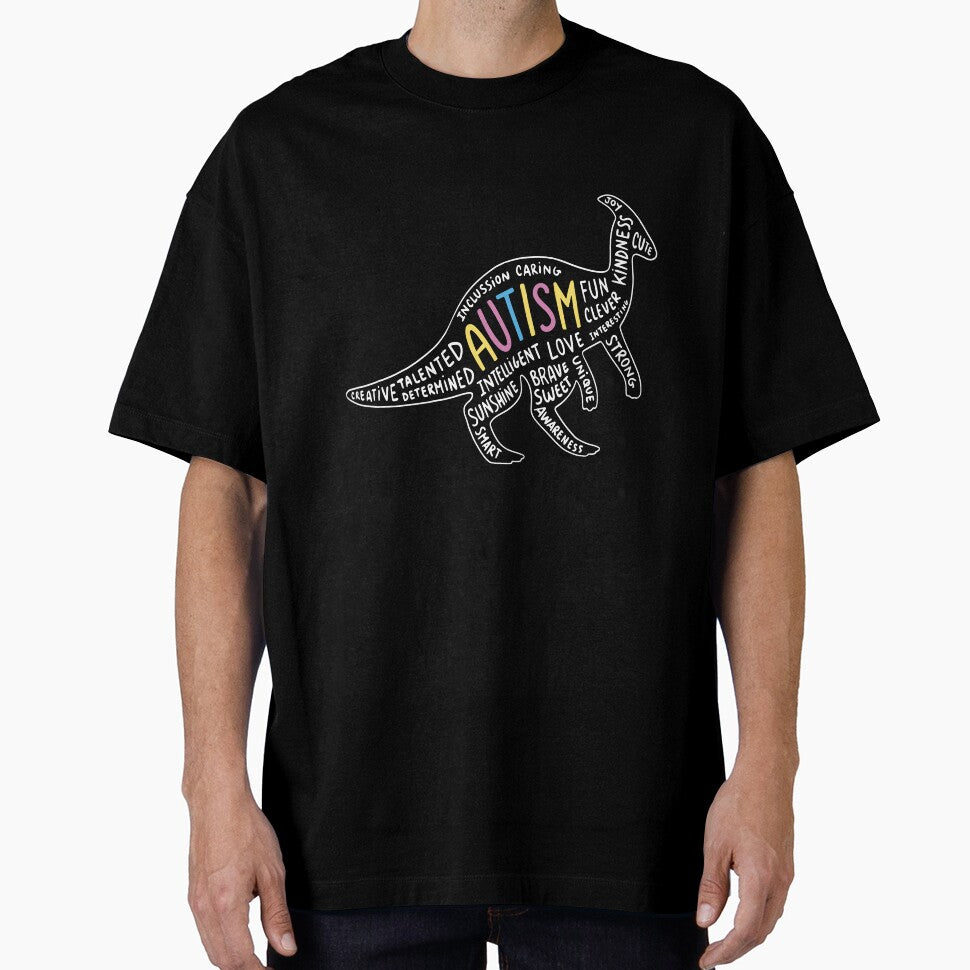 Autism Pride - Positive Ability Awareness Dinosaur by KaylaStudio T-Shirts, Hoodie, Sweatshirt | BlankRebels.com (Image 1)