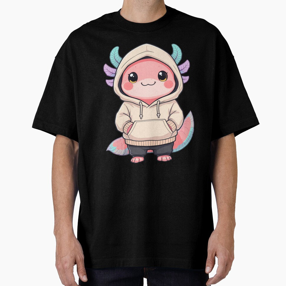 Super Cute Axolotl – Adorable Cool Streetwear Illustration T-Shirts, Hoodie, Sweatshirt