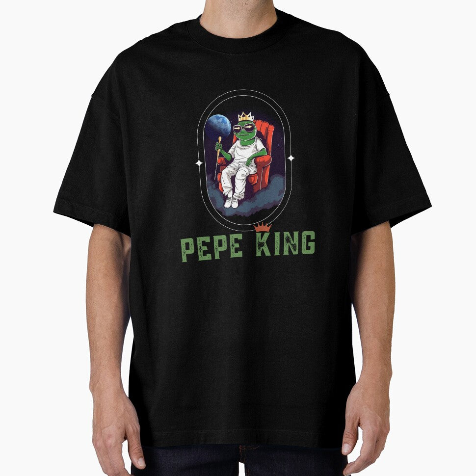 King $PEPE by Vrushal Kapadnis T-Shirts, Hoodie, Sweatshirt | BlankRebels.com (Image 1)