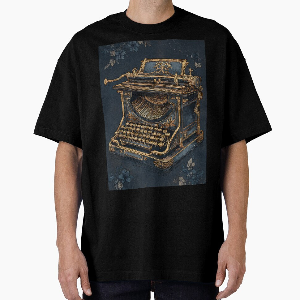 Dark Academia: Timeless Antique Typewriter by bapupa T-Shirts, Hoodie, Sweatshirt | BlankRebels.com (Image 1)