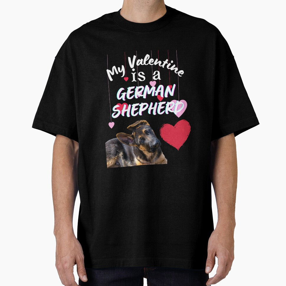 My Valentine is a German Shepherd by GermanShepMan T-Shirts, Hoodie, Sweatshirt | BlankRebels.com (Image 1)