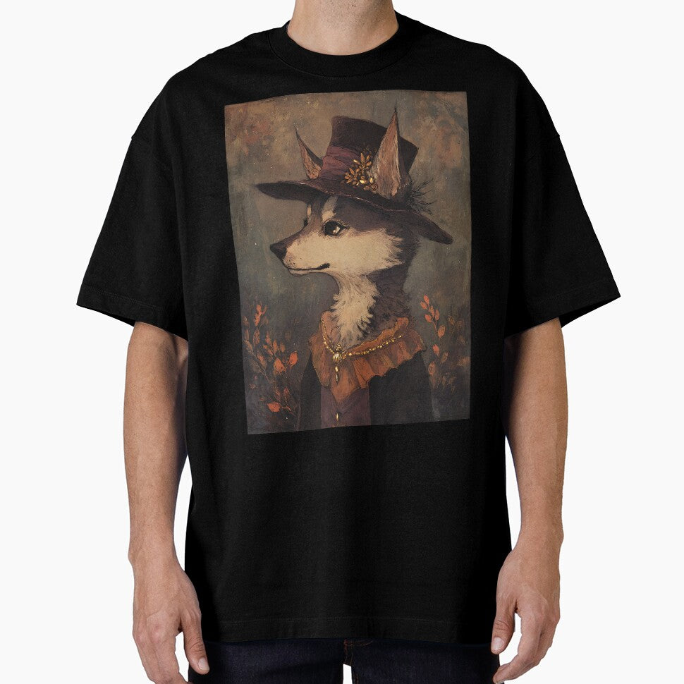 Scholarly Dark Academia Dog by bapupa T-Shirts, Hoodie, Sweatshirt | BlankRebels.com (Image 1)