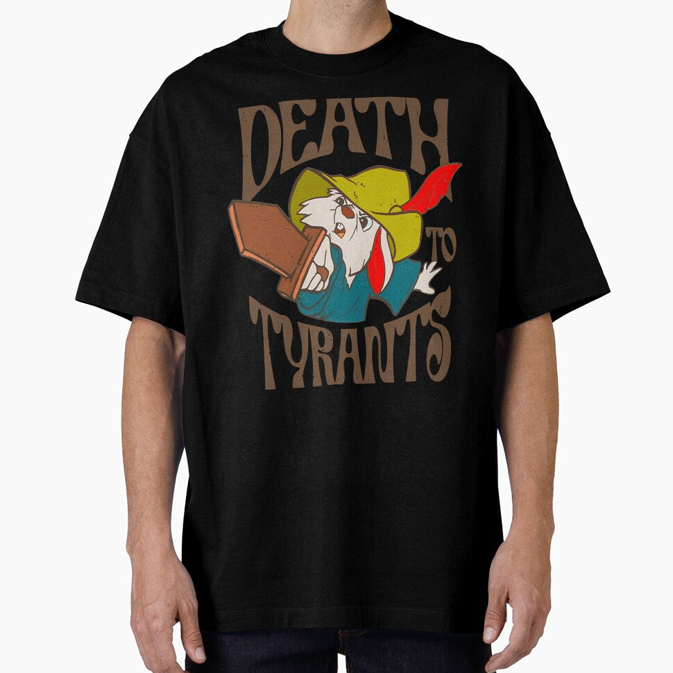 Retro 70S Skippy Rabbit Death To Tyrants by ShopArtError T-Shirts, Hoodie, Sweatshirt | BlankRebels.com (Image 1)