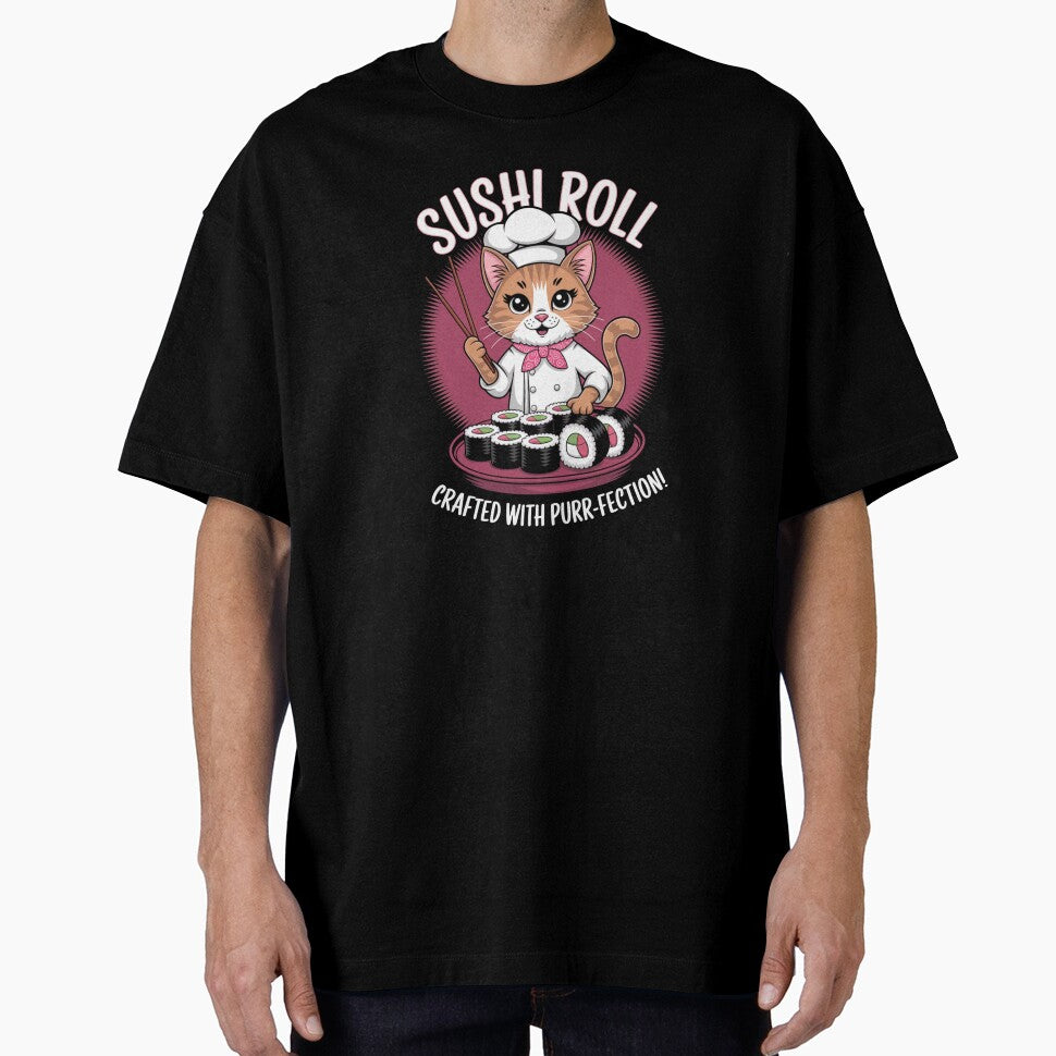 Sushi Roll Cat Chef by COWELLM T-Shirts, Hoodie, Sweatshirt | BlankRebels.com (Image 1)