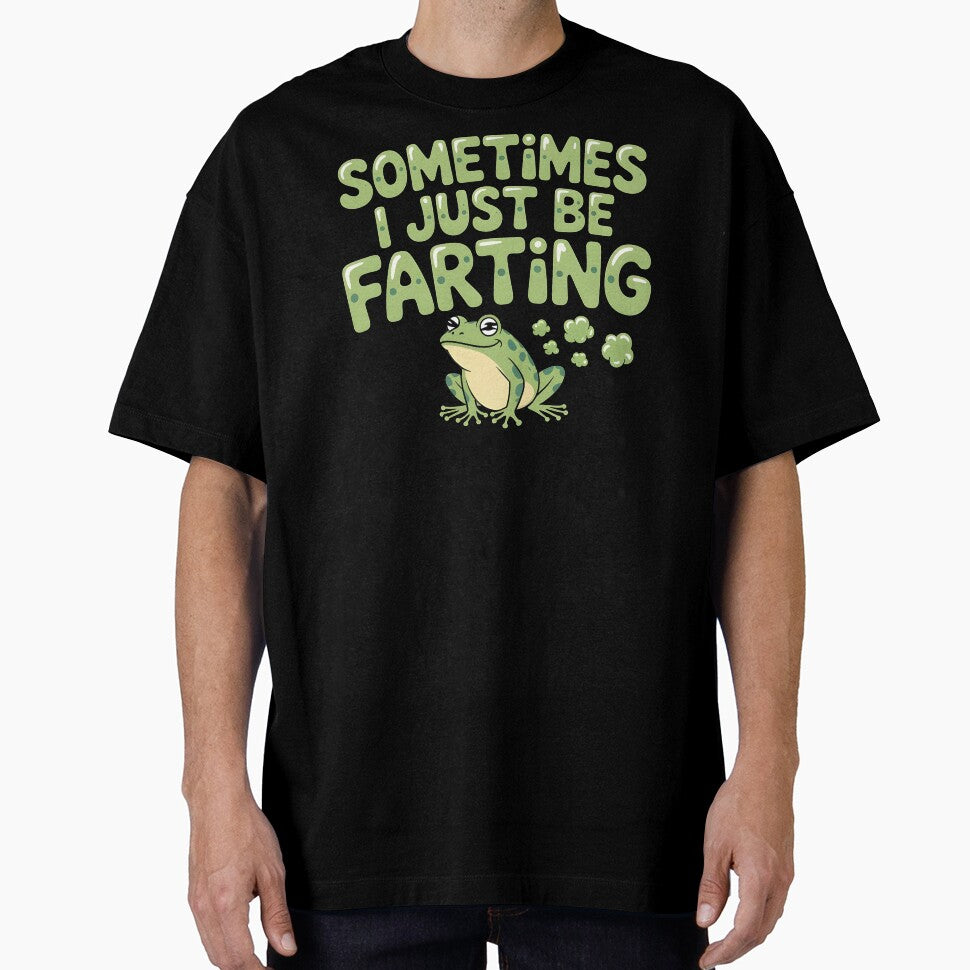 Sometimes I Just Be Farting Funny Vintage Frog – Cute Frog Meme Art by Redgiant87x T-Shirts, Hoodie, Sweatshirt (Image 1)