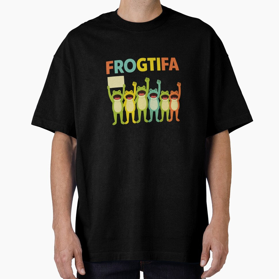 FROGTIFA – Funny Colorful Frog Protest Parody Cute Amphibian Lovers Art Resist Frog T-Shirts, Hoodie, Sweatshirt