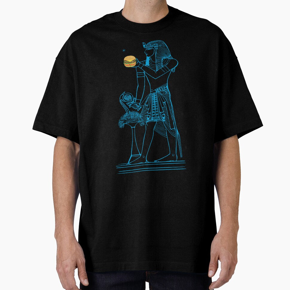 A Huge Burger From The Pharaohs by Tjays on a Fun by TJays T-Shirts, Hoodie, Sweatshirt | BlankRebels.com (Image 1)