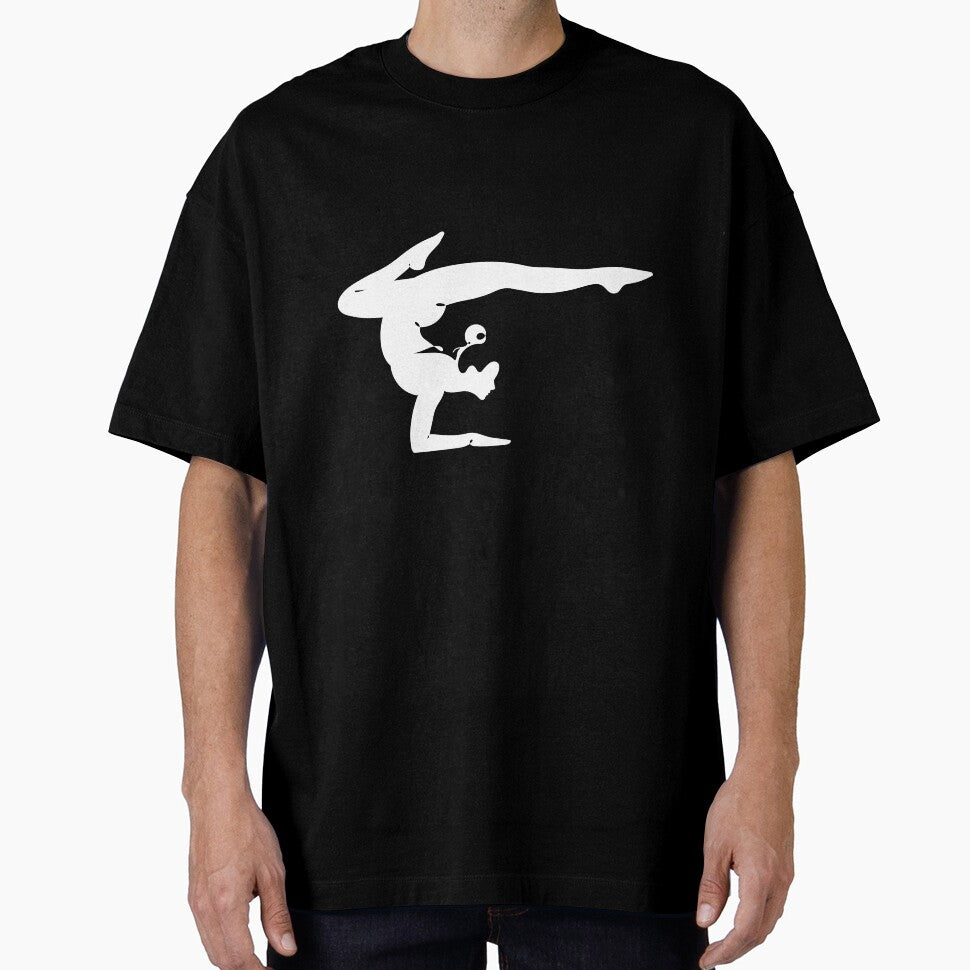 White Aesthetic Scorpion Pose – Vrschikasana – Shadow Art by altandesign