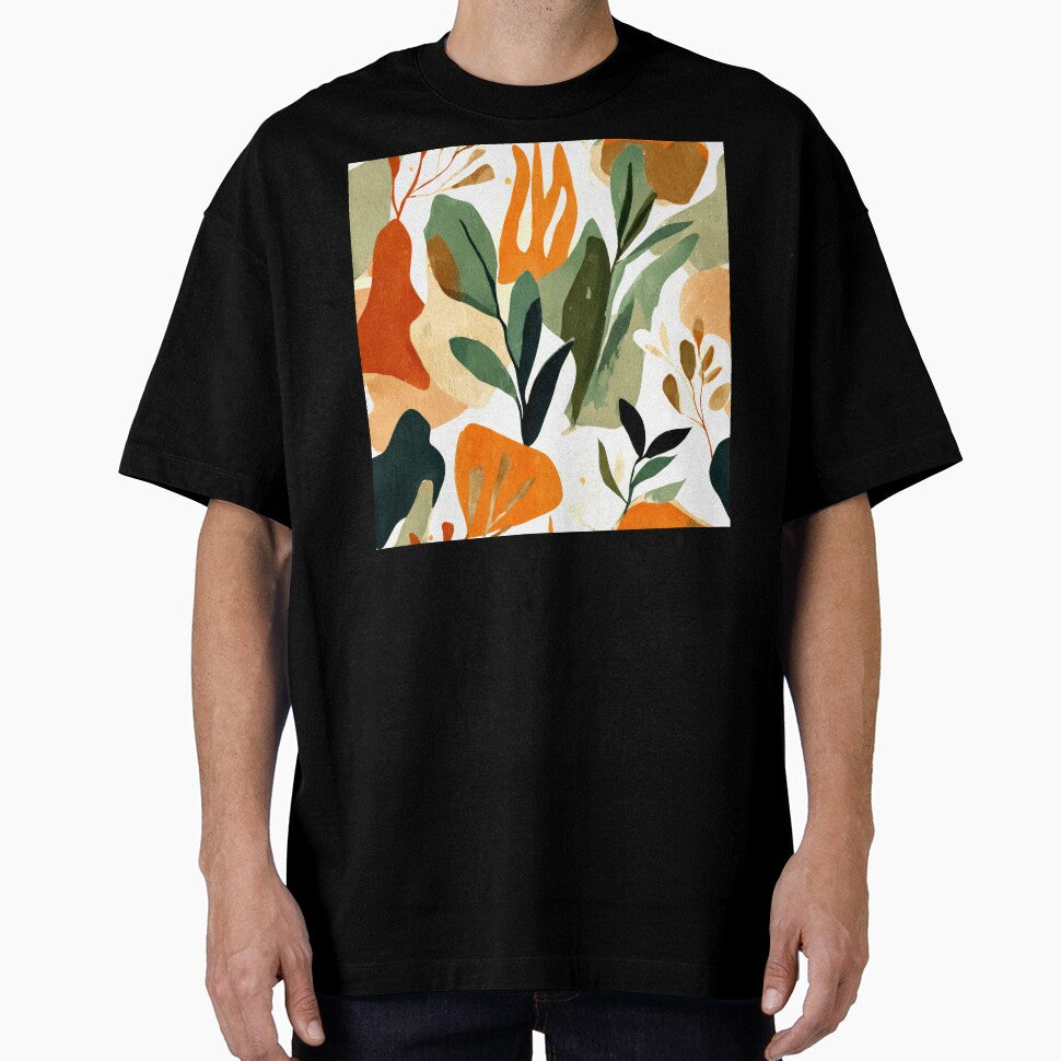 Sophisticated Boho Abstract Designs In Sage And Orange by DEC02 T-Shirts, Hoodie, Sweatshirt | BlankRebels.com (Image 1)