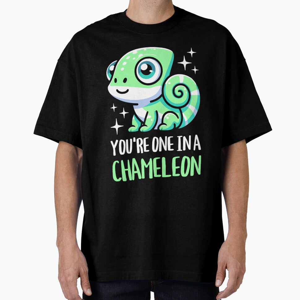 You're One In A Chameleon! Cute Chameleon Pun by PMCreative