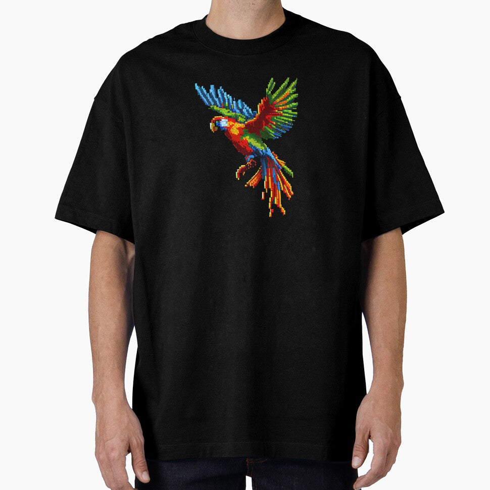 Colorful parrot. by Pixelarium