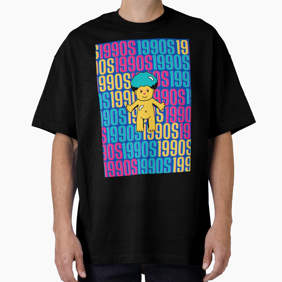 1990s retro design 25 - Dark Blue Background by PunjabanJatti T-Shirts, Hoodie, Sweatshirt | BlankRebels.com (Image 1)