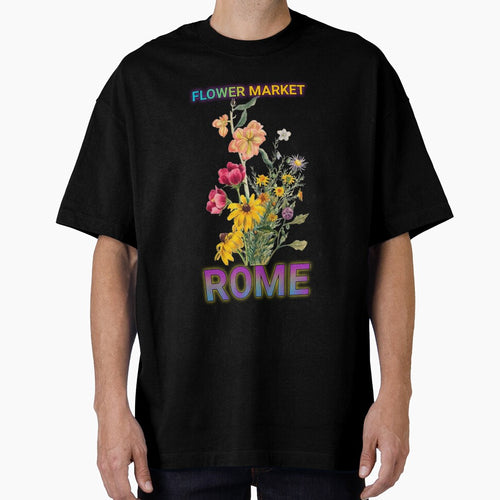 "FLOWER MARKET ITALY ". Funny Flower Design by Obinne T-Shirts, Hoodie, Sweatshirt | BlankRebels.com (Image 1)