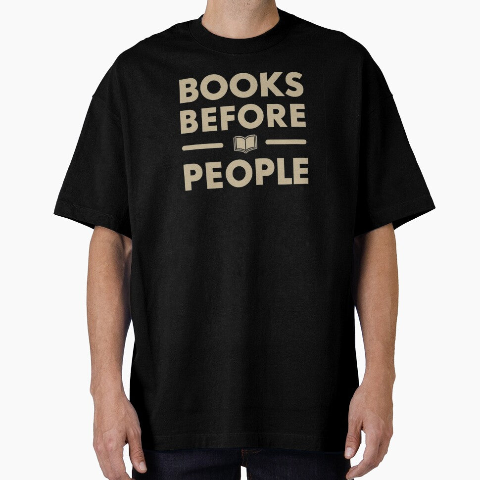 Books before people, book lover by YvkafromPoland T-Shirts, Hoodie, Sweatshirt | BlankRebels.com (Image 1)