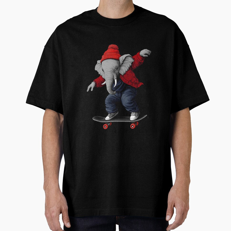 Elephant Skater by Soulskier T-Shirts, Hoodie, Sweatshirt | BlankRebels.com (Image 1)