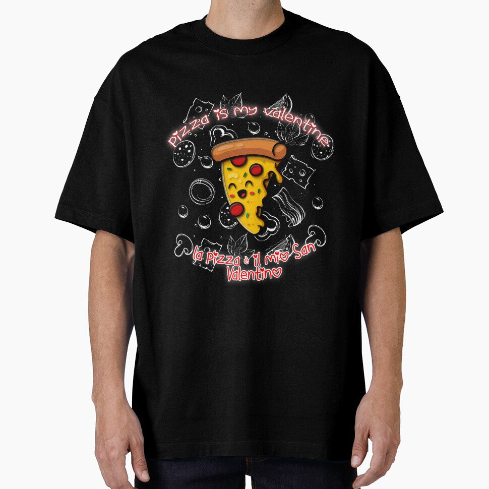 Funny pizza is my valentine cute shirts and accessories by Yushidesign Hoodie, Sweatshirt | BlankRebels.com (Image 1)