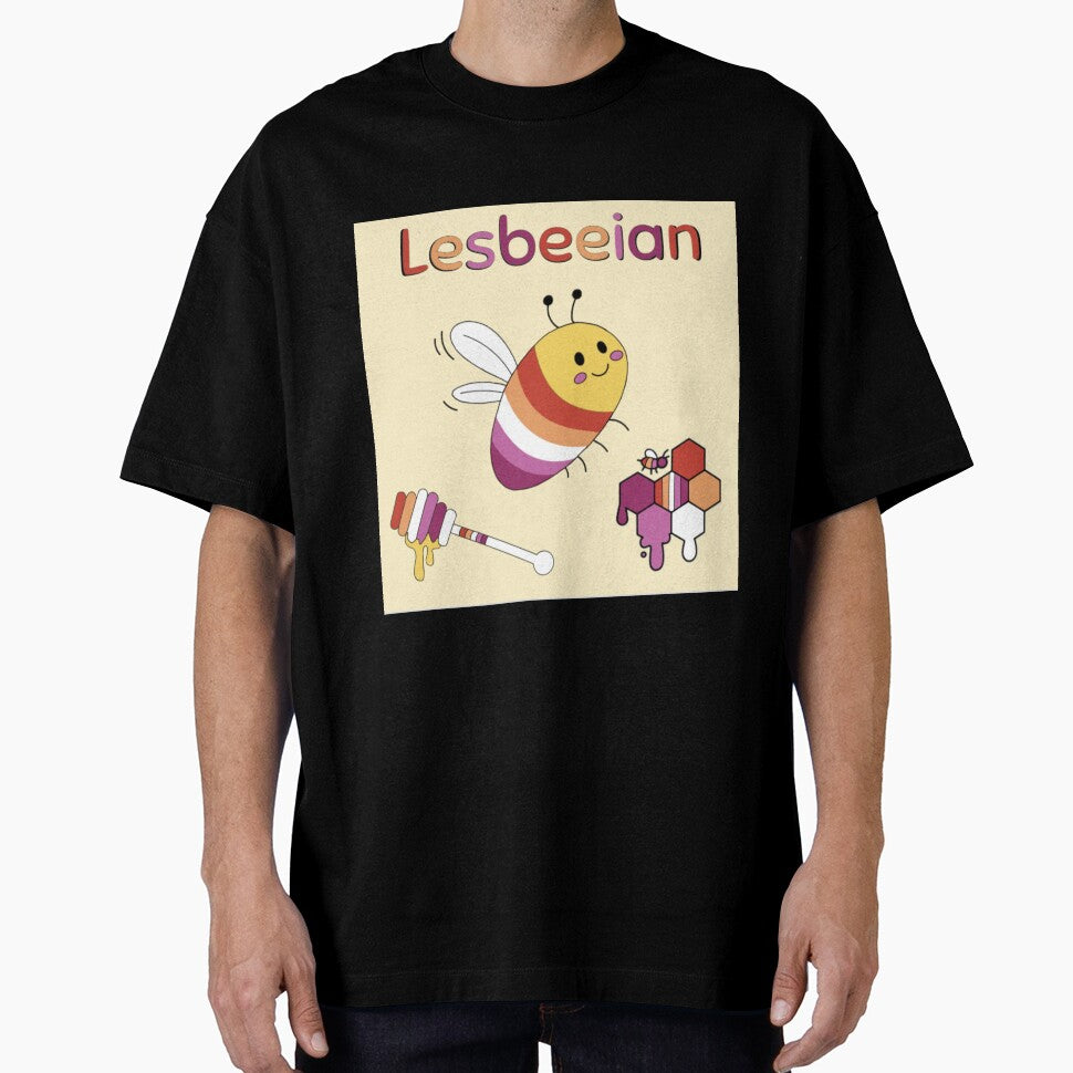 Lesbeeian LGBT Pun by CrittersCreate